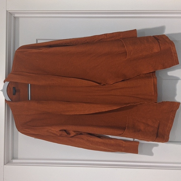 Ann Taylor Sweaters - Ann Taylor Women's rust color size medium cardigan